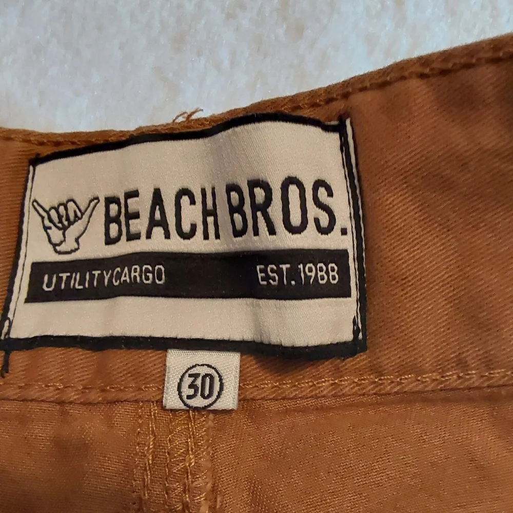 🌺 NWT Mens Beach Bros. Utility Cargo Shorts - Picture 8 of 12